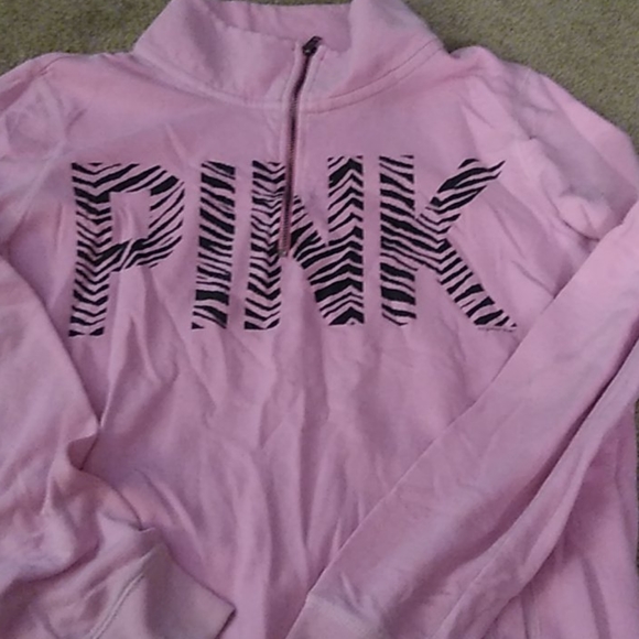 PINK Victoria's Secret Tops - Pink light sweat shirt, faded pink look